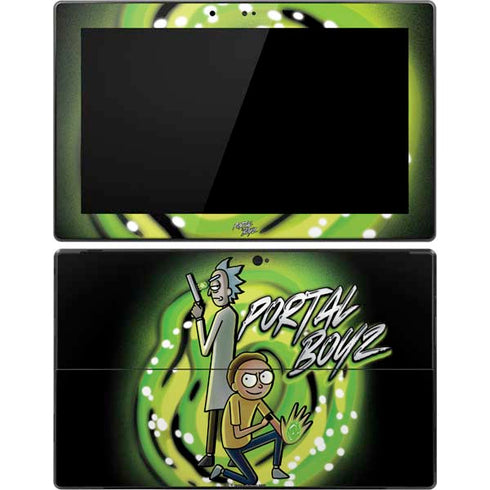Adult Swim Rick and Morty Portal Boyz Surface Pro Tablet Skin